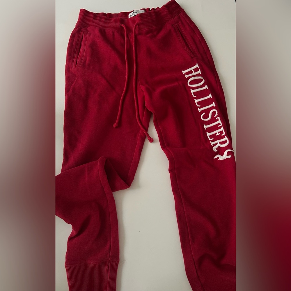 Hollister women Red Joggers